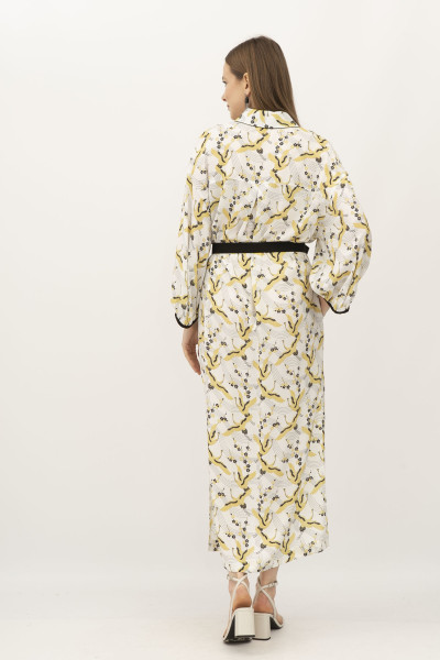 Сукня міді сорочкового крою з принтом квітів Кіруне Сукня міді сорочкового крою з принтом квітів Кіруне