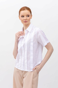 Біла бавовняна блуза Остін