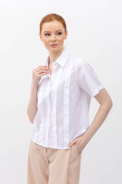 Біла бавовняна блуза Остін