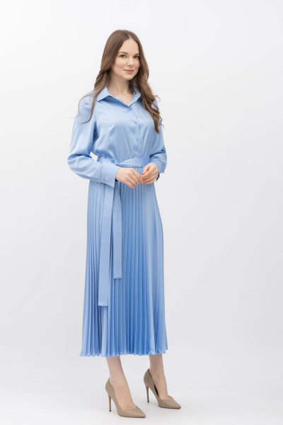 Сукня міді з спідницею плісе Міріал 07