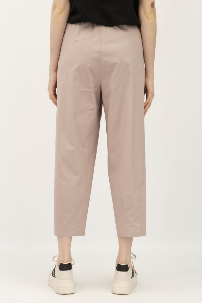 Котонові брюки бежевого кольору вільного крою Цветі 02