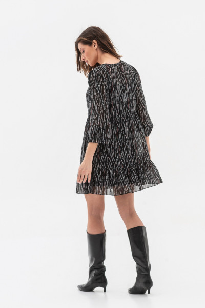 Легка шифонова сукня міні довжини Цвіта Легка шифонова сукня міні довжини Цвіта