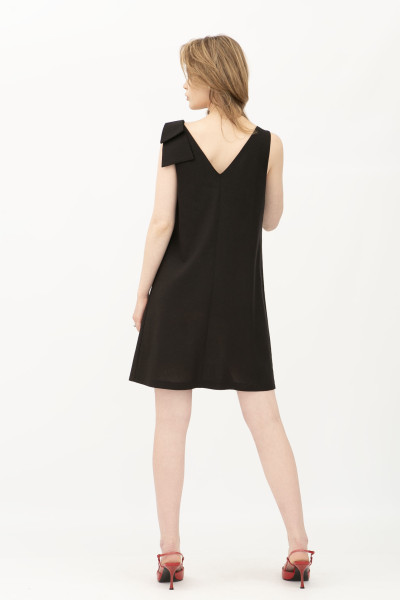 Чорниий лляний міні сарафан Пулін 14 Чорниий лляний міні сарафан Пулін 14