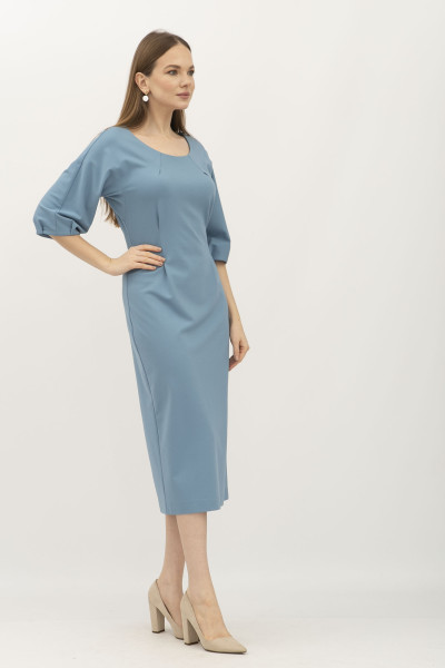 Сукня блакитна з еластичної тканини Найт 11