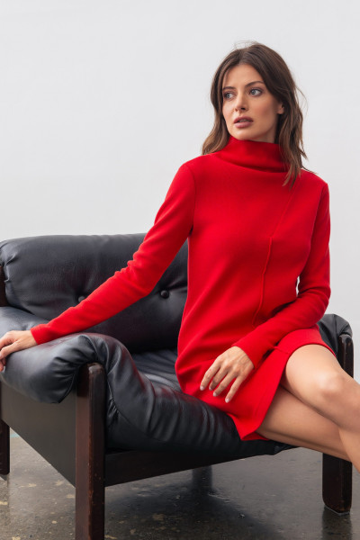 Червона трикотажна сукня довжини міні Ліам Червона трикотажна сукня довжини міні Ліам