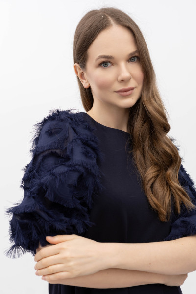 Сукня-трапеція синього кольору Череда