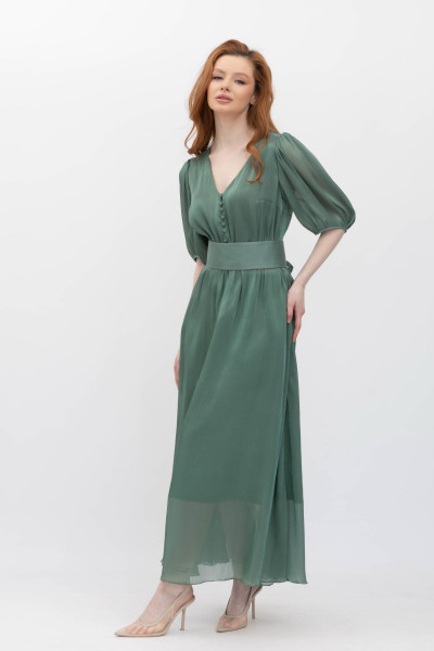 Сукня довжини максі зеленого кольору Маріне 2