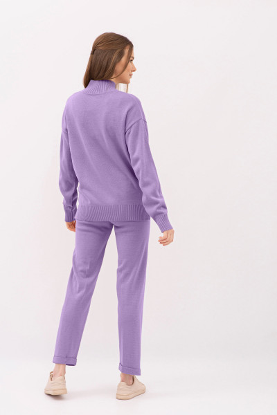 Штанний трикотажний костюм фіолетового кольору 22200202 Штанний трикотажний костюм фіолетового кольору 22200202