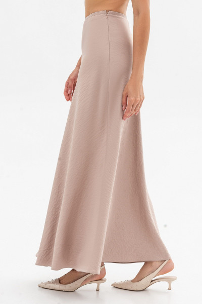 Бежева спідниця у білизняному стилі Касія 247