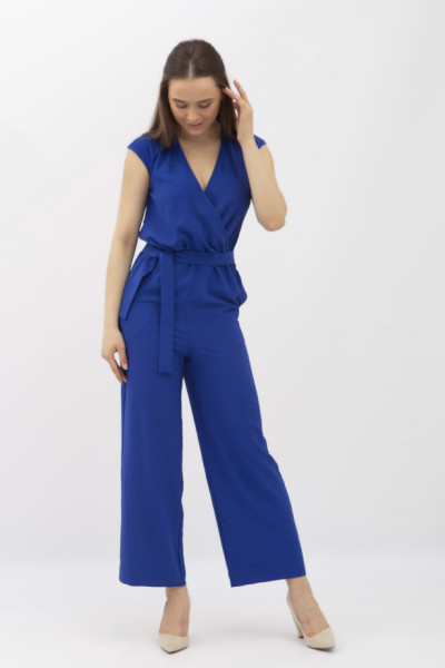 Комбінезон синього кольору прямого силуету Каям 03