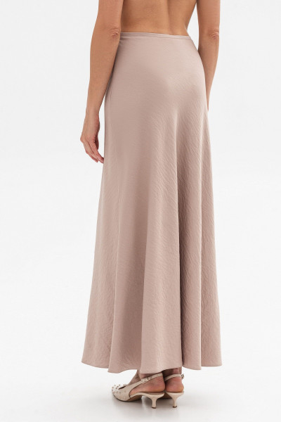 Бежева спідниця у білизняному стилі Касія 247