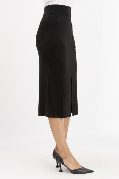 Спідниця трикотажна чорного кольору 25117100