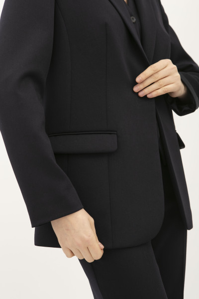 Жакет жіночий однобортний синього кольору Пафос 1