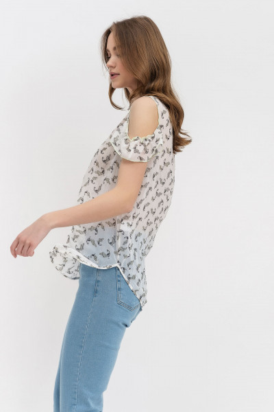 Блуза Молочний Влекі