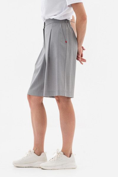 Шорти-бермуди до коліна сірого кольору Октара 01