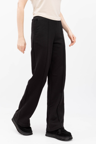 Базові трикотажні брюки чорного кольору Орсіна 01