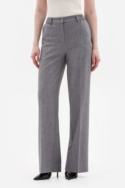 Брюки з костюмної тканини сірого кольору Таріна 21