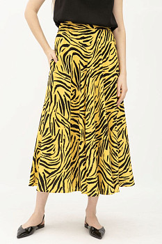 Спідниця з тонкої бавовни трапецієвидного силуету Адемі