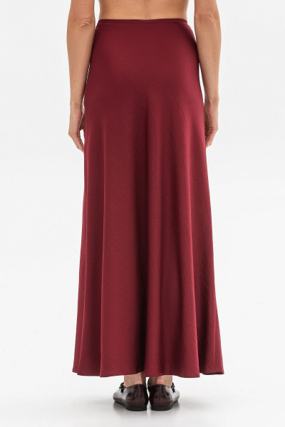 Бордова спідниця у білизняному стилі Касія 250