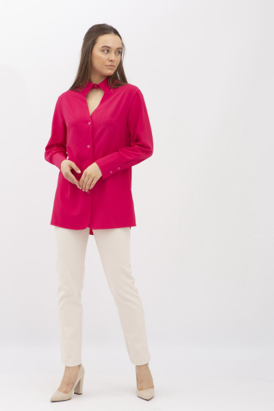 Блуза прямого крою рожева Кєзі 02