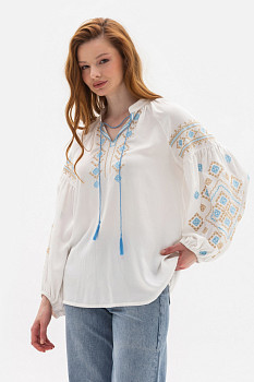 Жіноча вишиванка сорочка вільного крою Градія