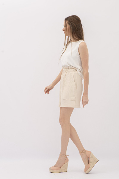 Бежеві жіночі шорти літні Замія