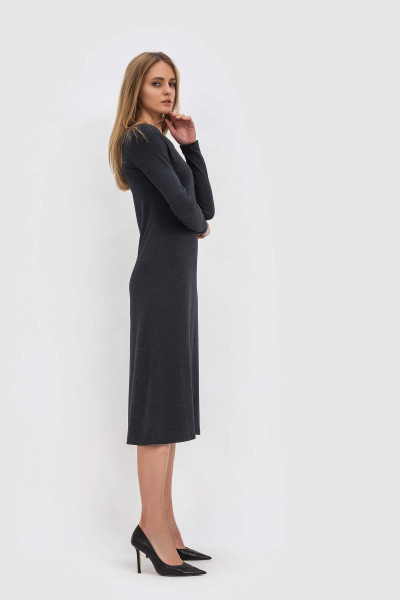 Сукня прилеглого силуету з трикотажу чорного кольору Кендіс Сукня прилеглого силуету з трикотажу чорного кольору Кендіс