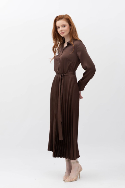 Сукня міді з спідницею плісе Міріал 06