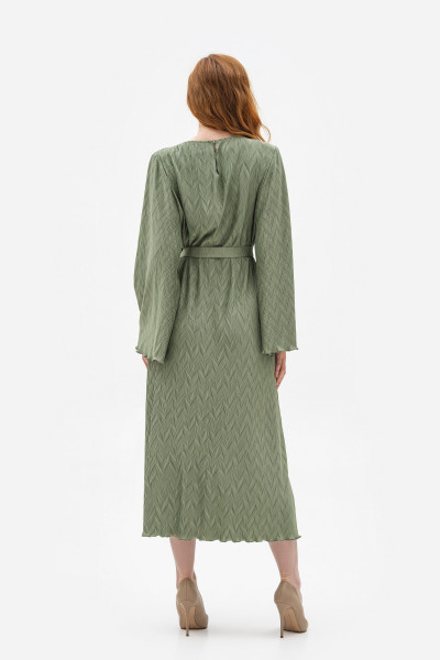 Шифонова сукня  оливкового кольору Сандал Шифонова сукня  оливкового кольору Сандал