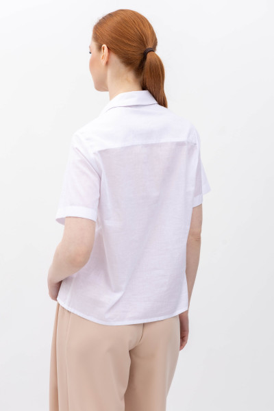 Біла бавовняна блуза Остін