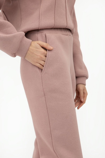 Трикотажні штани рожевого кольору Делін 04