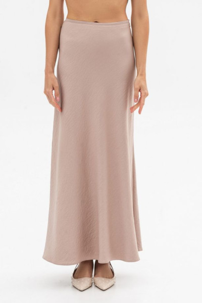 Бежева спідниця у білизняному стилі Касія 247