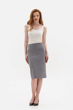 Спідниця-олівець сірого кольору Джета