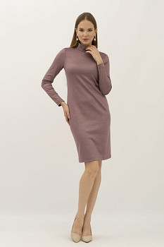 Сукня трикотажна прямого силуету пудрова Арден 03 Сукня трикотажна прямого силуету пудрова Арден 03