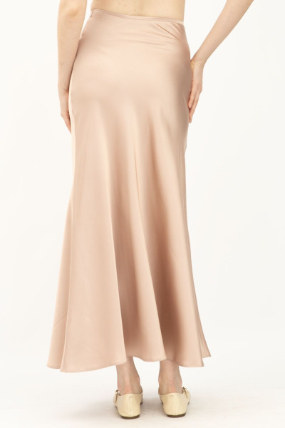 Бежева спідниця у білизняному стилі Касія 244