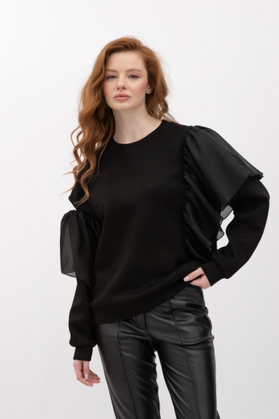 Трикотажний світшот чорного кольору Тамана