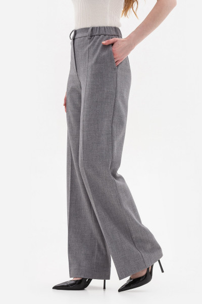 Брюки з костюмної тканини сірого кольору Таріна 211